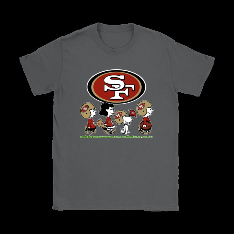 Snoopy Dog And Charlie Brown San Francisco 49ers T-Shirt - Ingenious Gifts  Your Whole Family