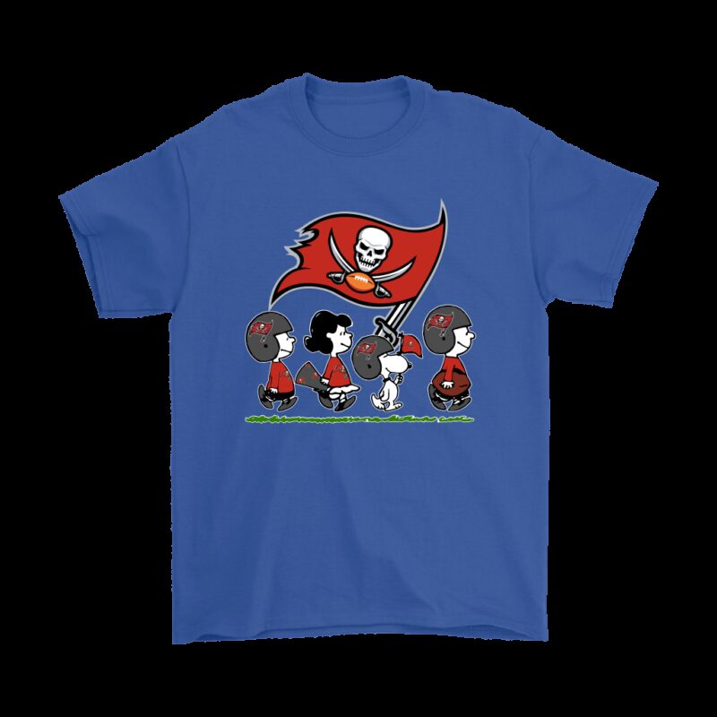 Peanuts Snoopy Football Team With The Tampa Bay Buccaneers NFL Shirts