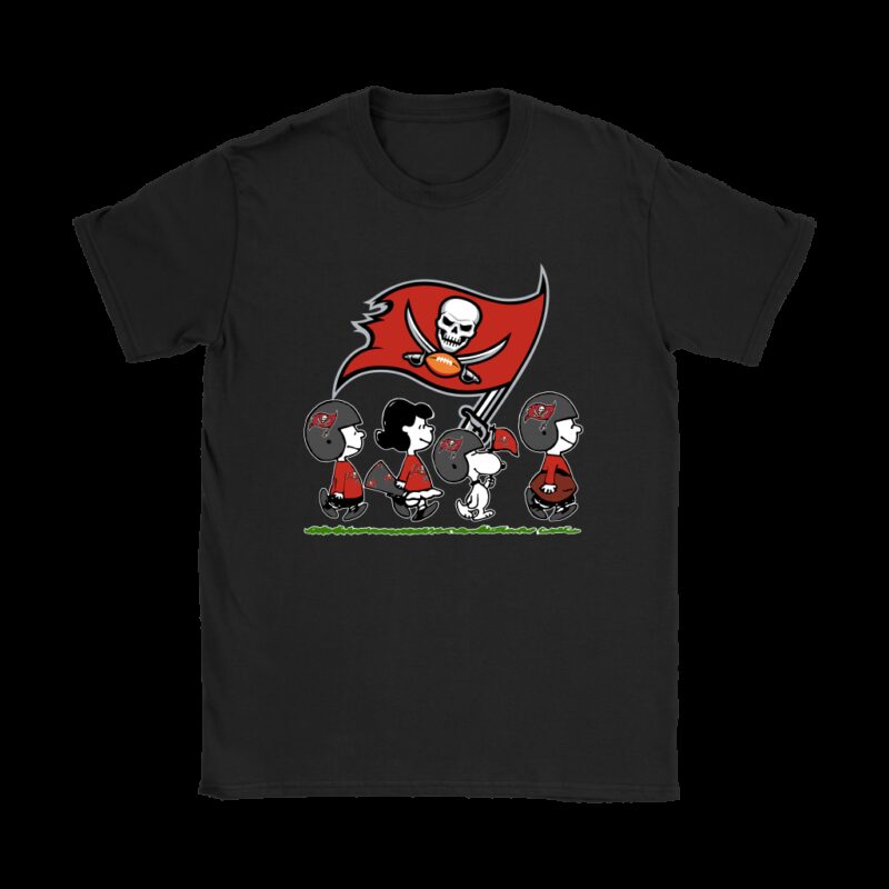 Peanuts Snoopy Football Team With The Tampa Bay Buccaneers NFL Shirts