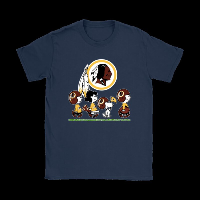 Washington Redskins NFL Football Snoopy Woodstock The Peanuts Movie V-Neck  T-Shirt