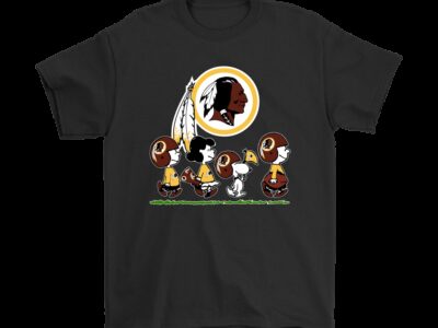 Peanuts Snoopy Football Team With The Washington Redskins NFL Shirts
