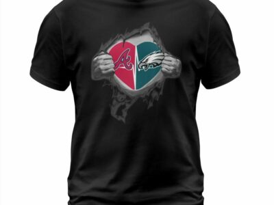 Philadelphia Eagles & Atlanta Braves It’s In My Heart T Shirt