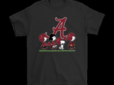 Snoopy The Peanuts Cheer For The Alabama Crimson Tide NCAA Shirts