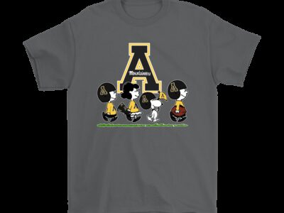 Snoopy The Peanuts Cheer For The Appalachian State Mountaineers NCAA Shirts