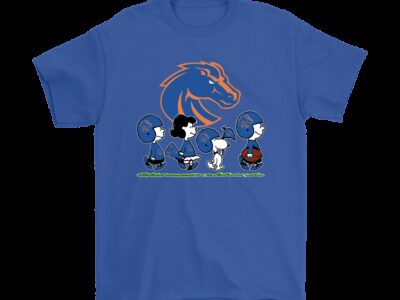 Snoopy The Peanuts Cheer For The Boise State Broncos NCAA Shirts