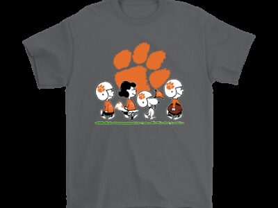 Snoopy The Peanuts Cheer For The Clemson Tigers NCAA Shirts