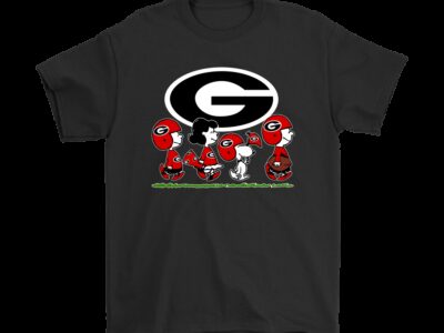 Snoopy The Peanuts Cheer For The Georgia Bulldogs NCAA Shirts