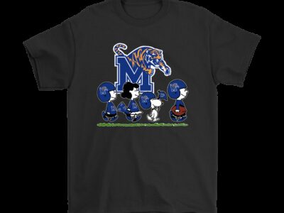 Snoopy The Peanuts Cheer For The Memphis Tigers NCAA Shirts