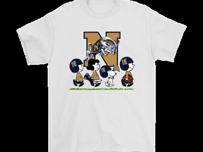 Snoopy The Peanuts Cheer For The Navy Midshipmen NCAA Shirts