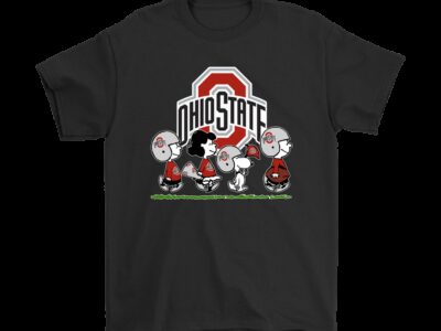 Snoopy The Peanuts Cheer For The Ohio State Buckeyes NCAA Shirts