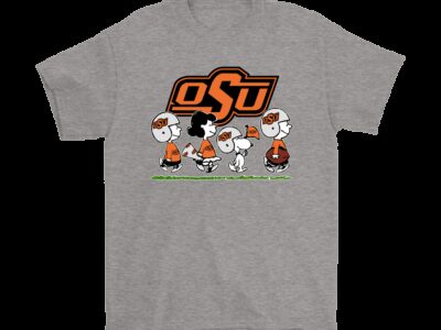 Snoopy The Peanuts Cheer For The Oklahoma State Cowboys NCAA Shirts