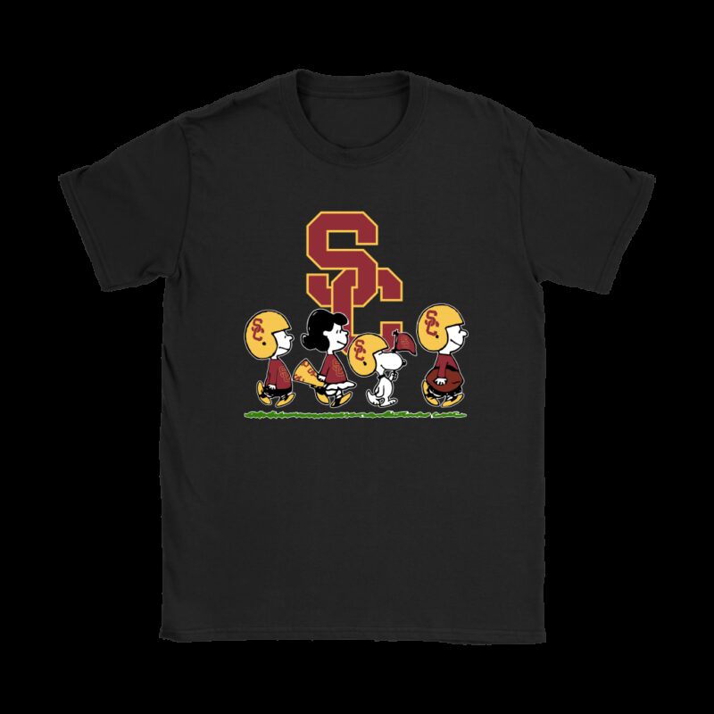 Snoopy The Peanuts Cheer For The USC Trojans NCAA Shirts