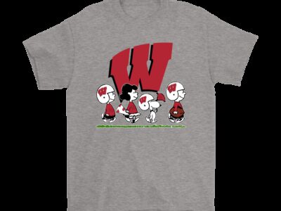 Snoopy The Peanuts Cheer For The Wisconsin Badgers NCAA Shirts