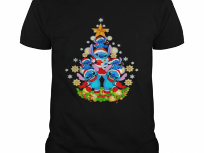 Stitch make Christmas tree shirt