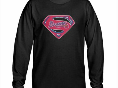 Super Man Atlanta Braves T Shirt
