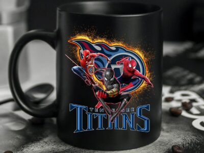 Tennessee Titans Spider Man No Way Home Mug