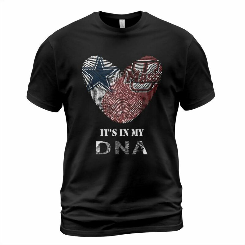 Dallas Cowboys Massachusetts It’s In My DNA T Shirt