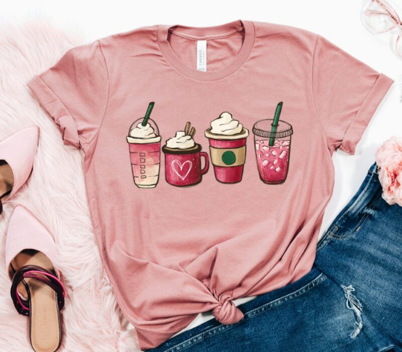 Valentine Coffee Heart Shirt