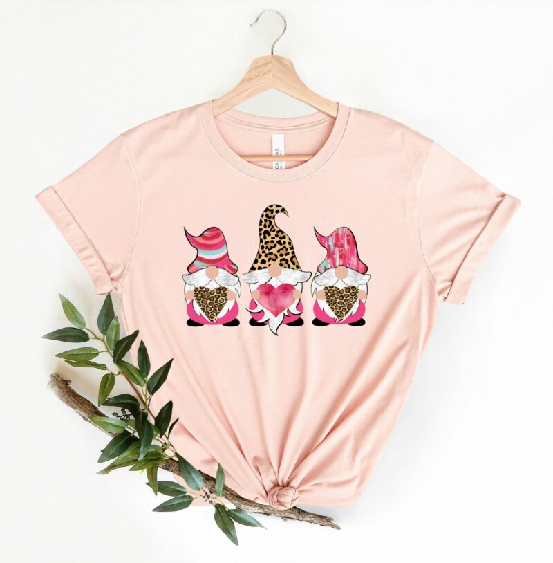 Valentine Gnomes Hearts Shirt