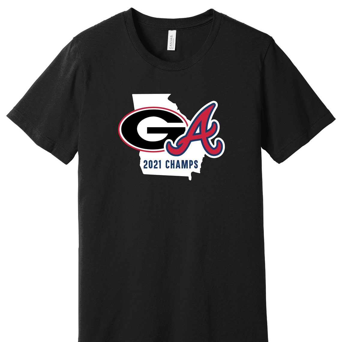 2021 Champions UGA Bulldogs Braves Celebration NCAA National Championship World Series Atlanta T-shirt