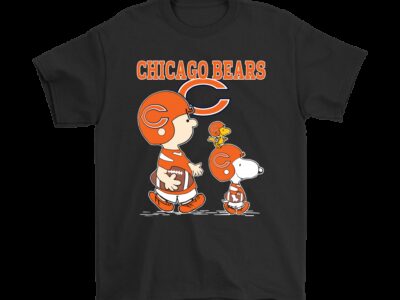 Chicago Bears Lets Play Football Together Snoopy NFL Shirts