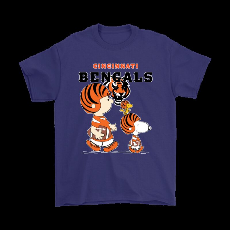 Cincinnati Bengals Lets Play Football Together Snoopy NFL Shirts