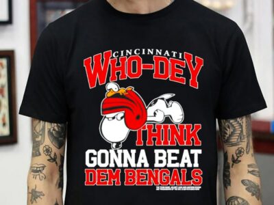 Cincinnati Bengals Who dey Snoopy Burrow Shirt