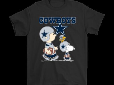 Dallas Cowboys Lets Play Football Together Snoopy NFL Shirts