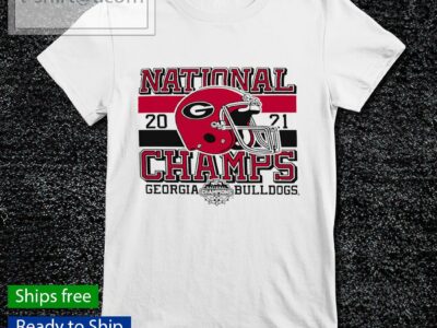 Georgia Bulldogs Champion College Football Playoff 2021 National Champions Winning Stripes shirt