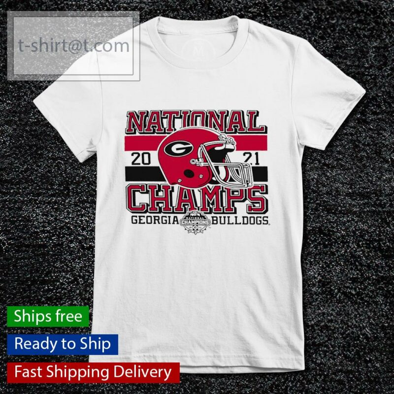 Georgia Bulldogs Champion College Football Playoff 2021 National Champions Winning Stripes shirt