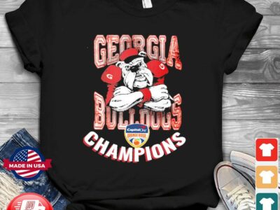 Georgia Bulldogs Champions 2021 2022 Orange Bowl Shirt