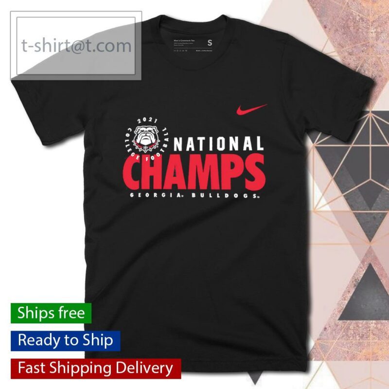 Georgia Bulldogs Nike College Football Playoff 2021 National Champions T-shirt