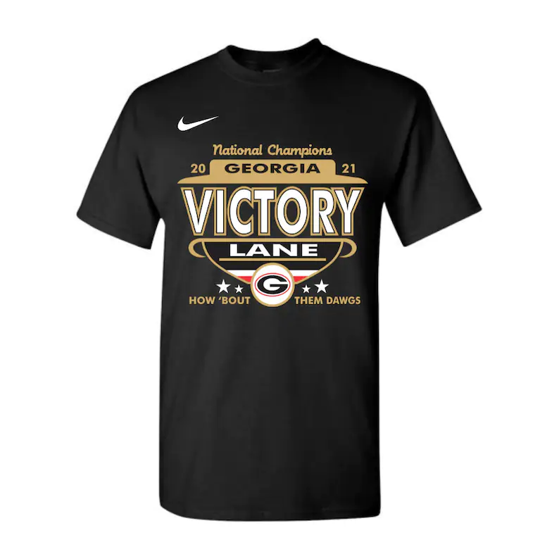 Georgia Bulldogs Victory Lane UGA Shirt