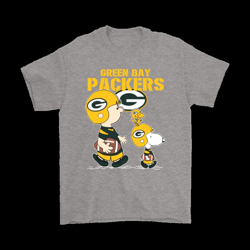 NFL The Peanuts Movie Snoopy Forever Win Or Lose Football Green Bay Packers  T Shirt