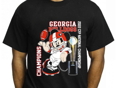 Georgia Bulldogs 2022 National Championship Mickey Mouse Shirt