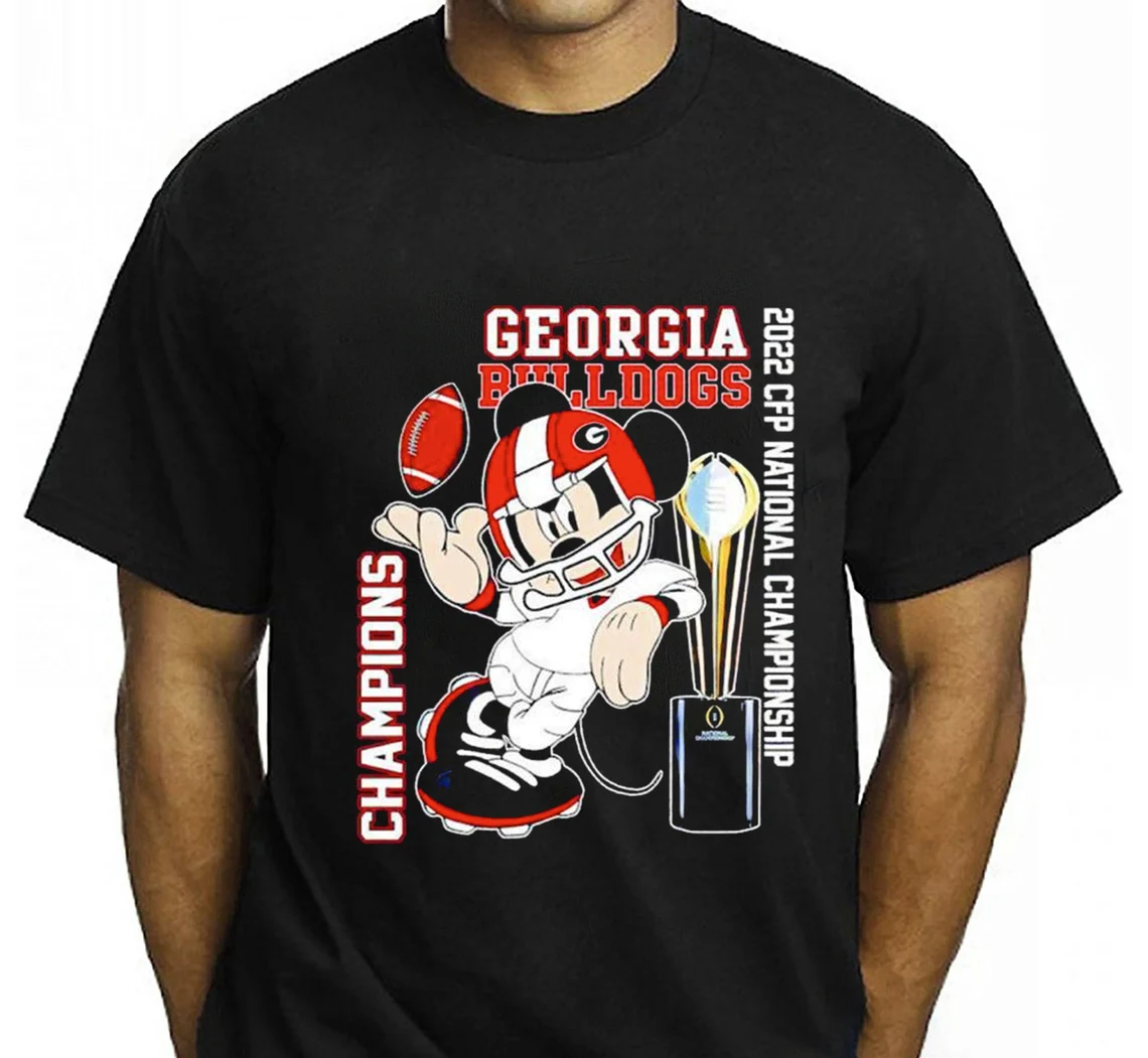 Georgia Bulldogs 2022 National Championship Mickey Mouse Shirt