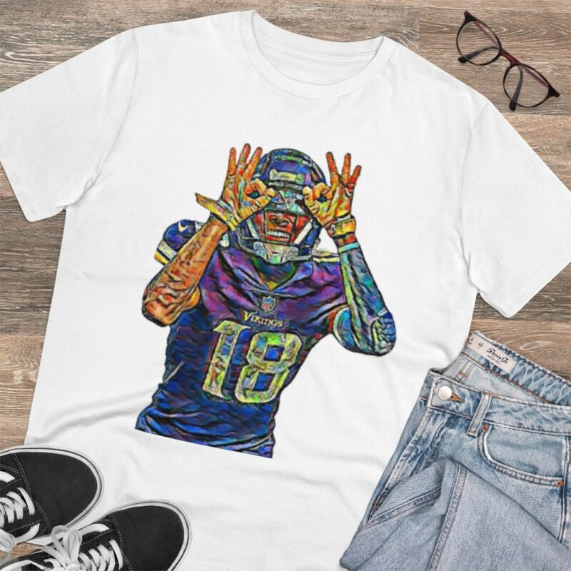 : Getting Griddy Youth Short Sleeve T-Shirt Funny endzone Dance  Performed by Vickings Justin Jefferson: Clothing, Shoes & Jewelry