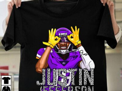Justin Jefferson Minnesota Vikings National Football T shirt