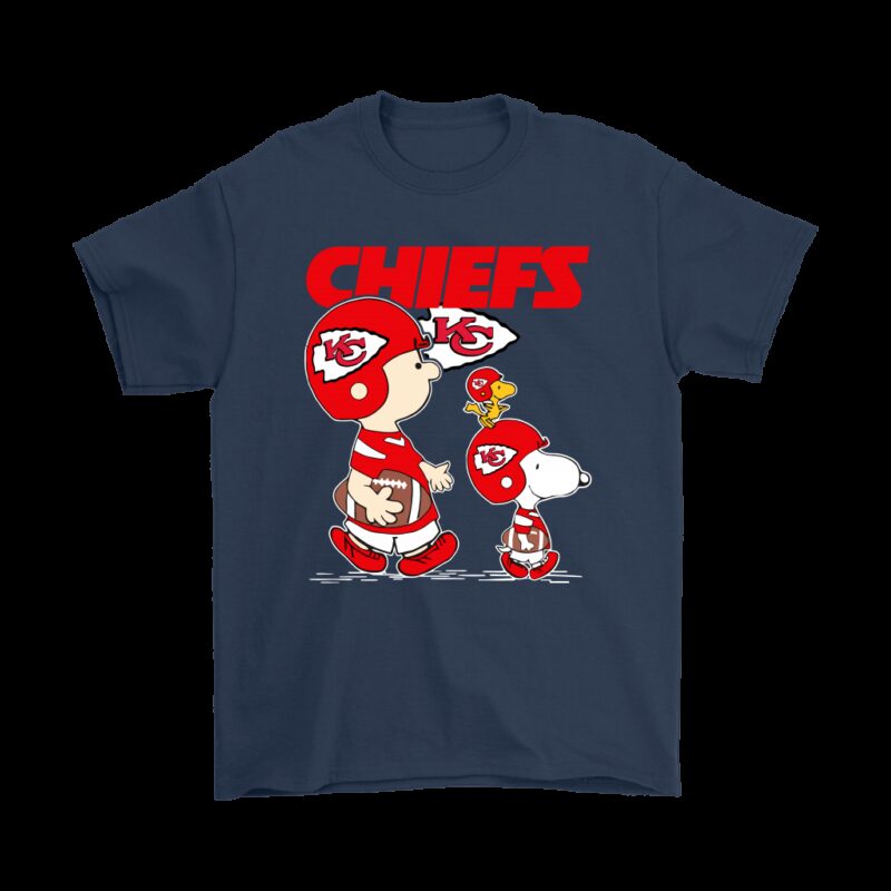 Kansas City Chiefs Lets Play Football Together Snoopy NFL Shirts