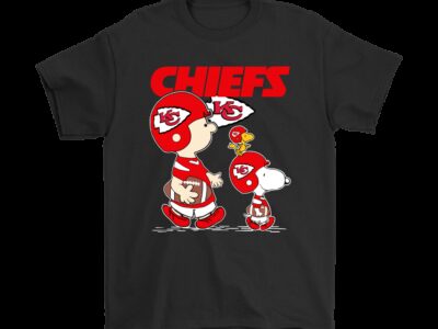 Kansas City Chiefs Lets Play Football Together Snoopy NFL Shirts