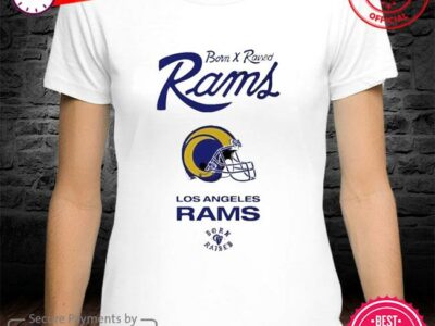 Los Angeles Rams Hot Born x raised cream T Shirt