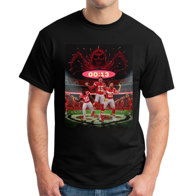 New Official 13 Seconds Chiefs Mahomes Grim Reaper T Shirt - Hersmiles