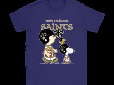 New Orleans Saints Lets Play Football Together Snoopy NFL Shirts