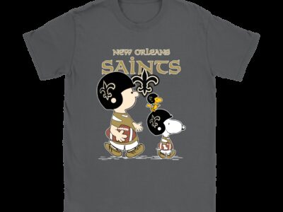 New Orleans Saints Lets Play Football Together Snoopy NFL Shirts