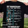Philadelphia Eagles 89th Anniversary 1933-2022 Signatures Shirt