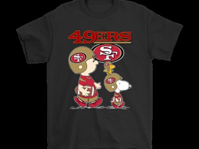 San Francisco 49ers Lets Play Football Together Snoopy NFL Shirts