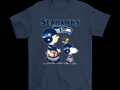 Seattle Seahawks Lets Play Football Together Snoopy NFL Shirts