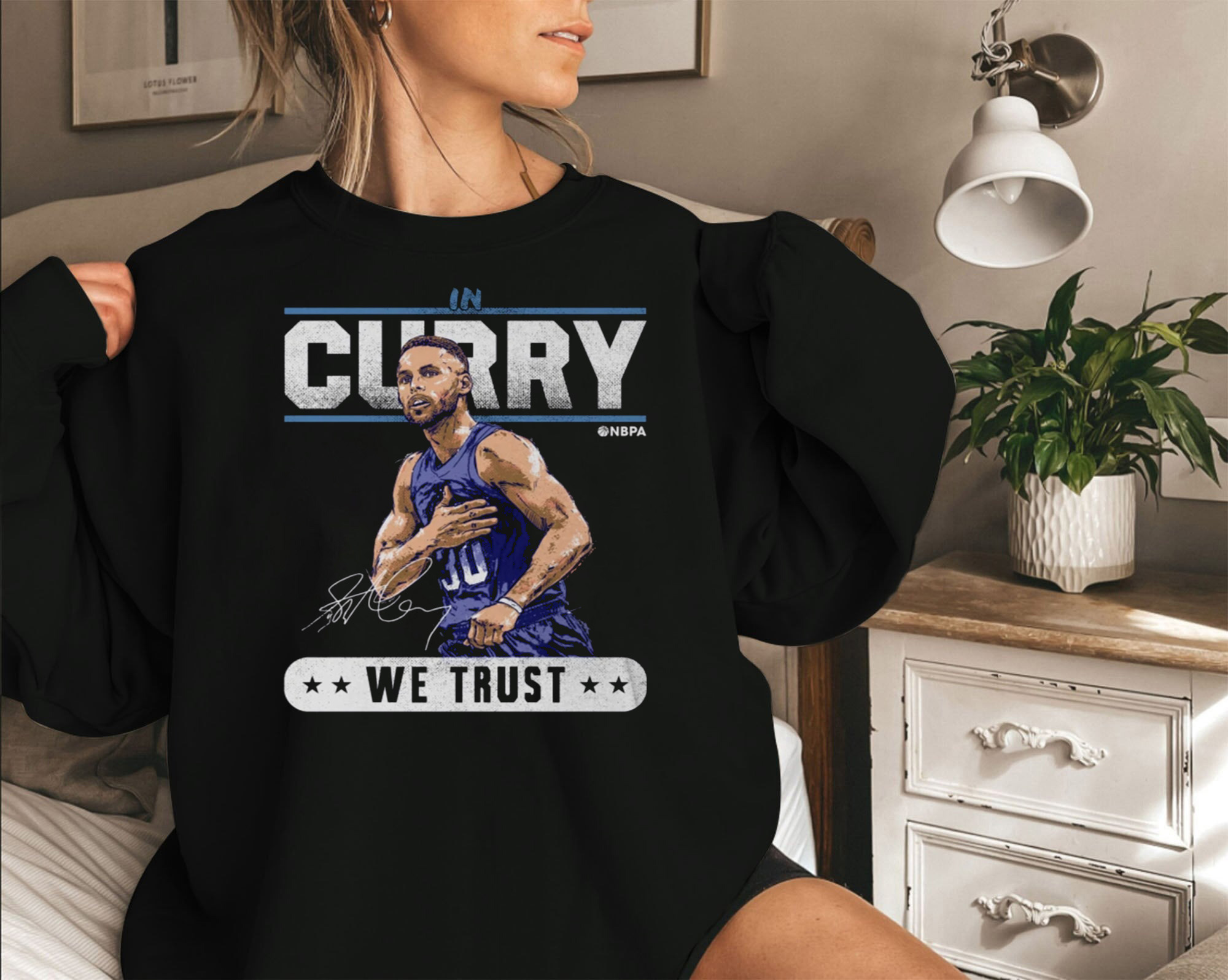 Stephen Curry Sweatshirt - In Curry We Trust Shirt