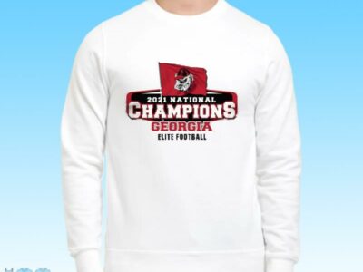 UGA 2021 National Championship Victory Flag Shirt