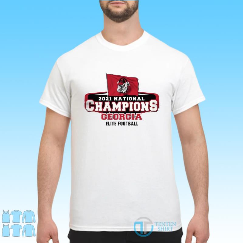 UGA 2021 National Championship Victory Flag Shirt